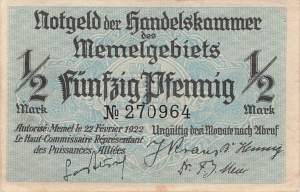 halbe Mark 1922